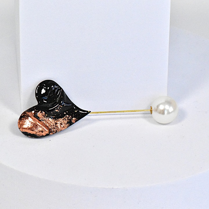 Brosa NARRU, lut polimeric, design abstract, multicolor