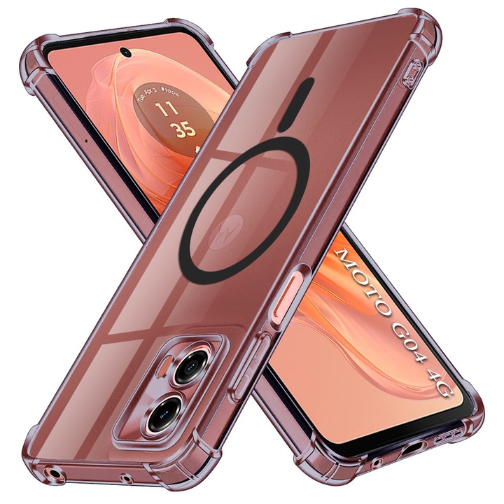 Husa pentru Motorola Moto G04 / Motorola Moto G24 / Motorola Moto G04s / Motorola Moto E14, Silicon Clear, Stef's Cat, Fumuriu