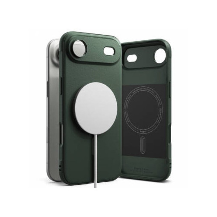 Husă Ringke Onyx pentru iPhone 17 Air, verde închis, TPU, protecție militară