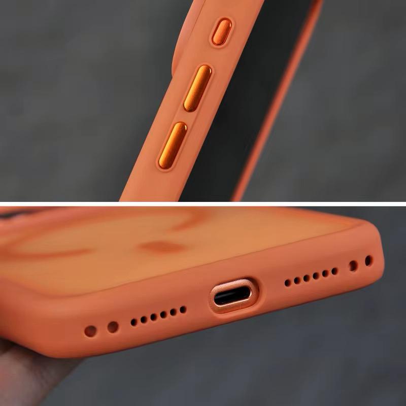 Husa de Protectie, Compatibila Apple iPhone 17 Pro, OG Purple, MagSafe - Portocaliu