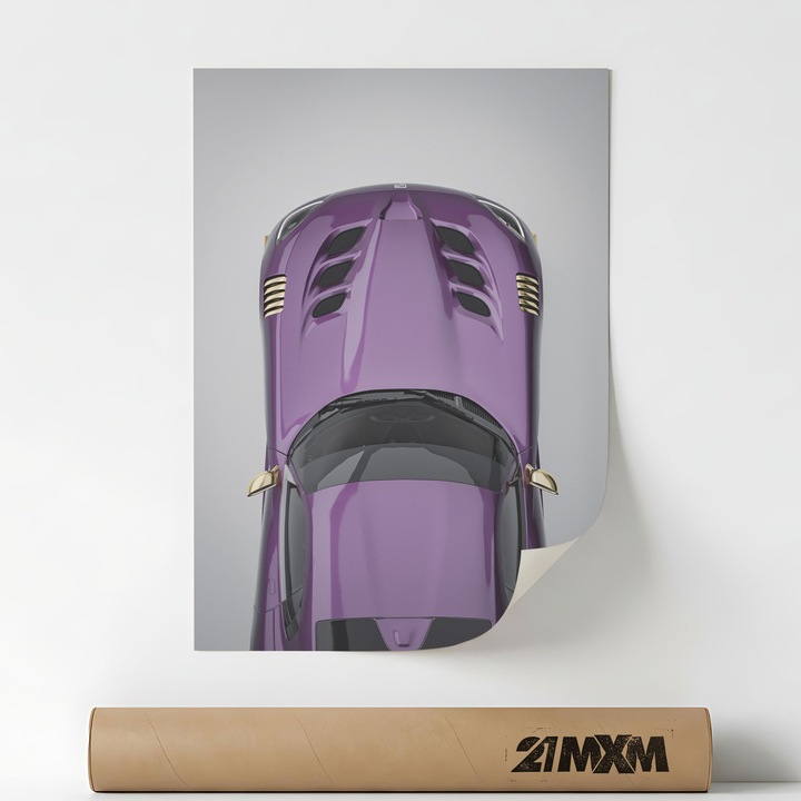 Постер Auto Premium - Viper ACR 06 – Минималистичен дизайн, A4 (21 x 29.7 см), Без рамка