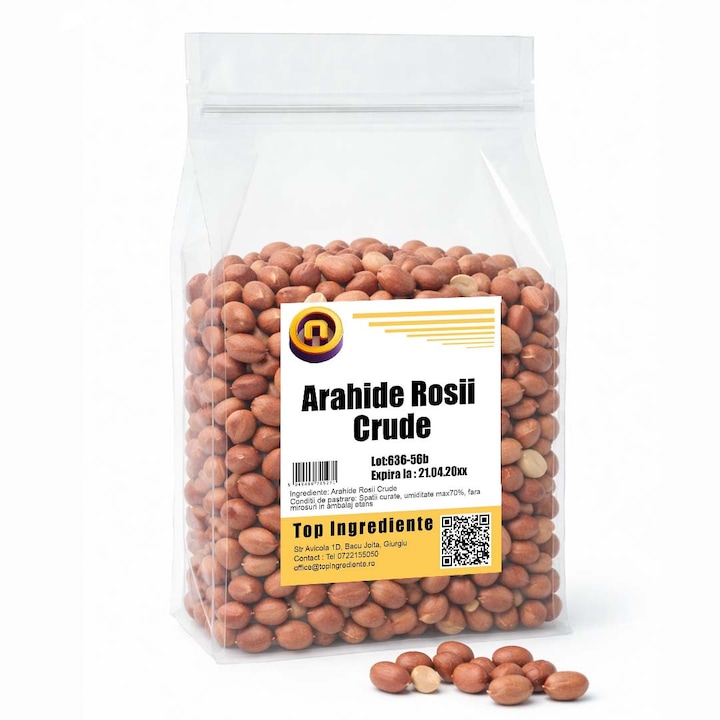 Arahide Decojite Crude – Arahide Naturale, Neprajite, Fara Sare 1kg