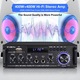 Amplificator audio stereo Bluetooth CHOOLY BT-298Pro, 400W, două canale, USB, SD, 18x13, 8x5, 5cm