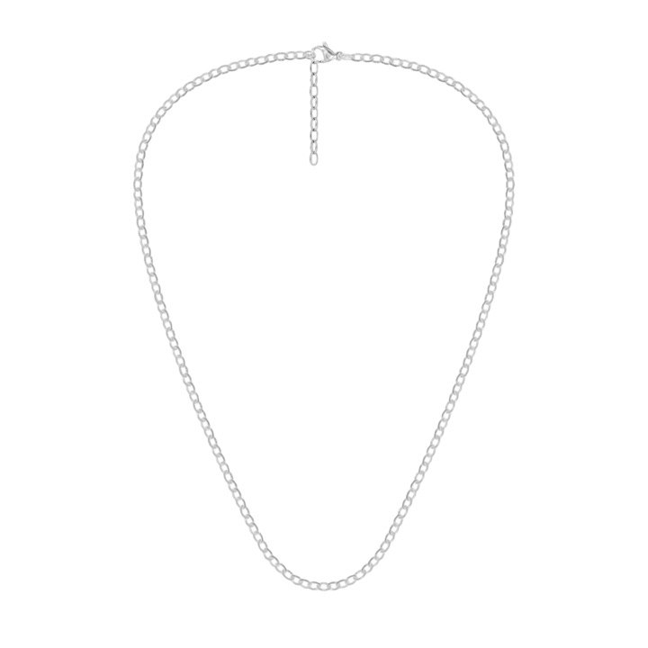 Colier barbati, Lilou, 50+5cm, inox