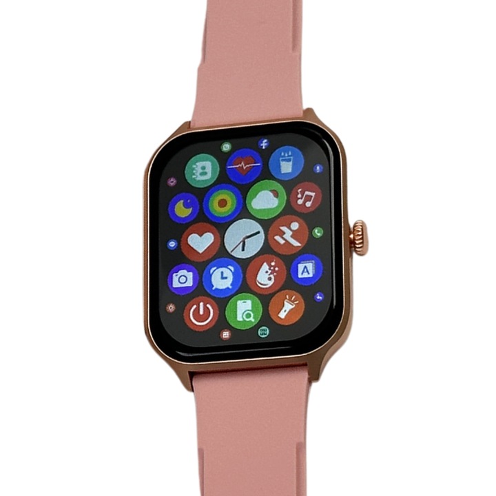 Smartwatch GTS4 – Ecran IPS 2, 01”, GPS, Apeluri Bluetooth, Video, Asistent Vocal, rezistent la apa IP67, Bratara fitness, Bratara metalica, Fitness tracker, Pedometru, Somn