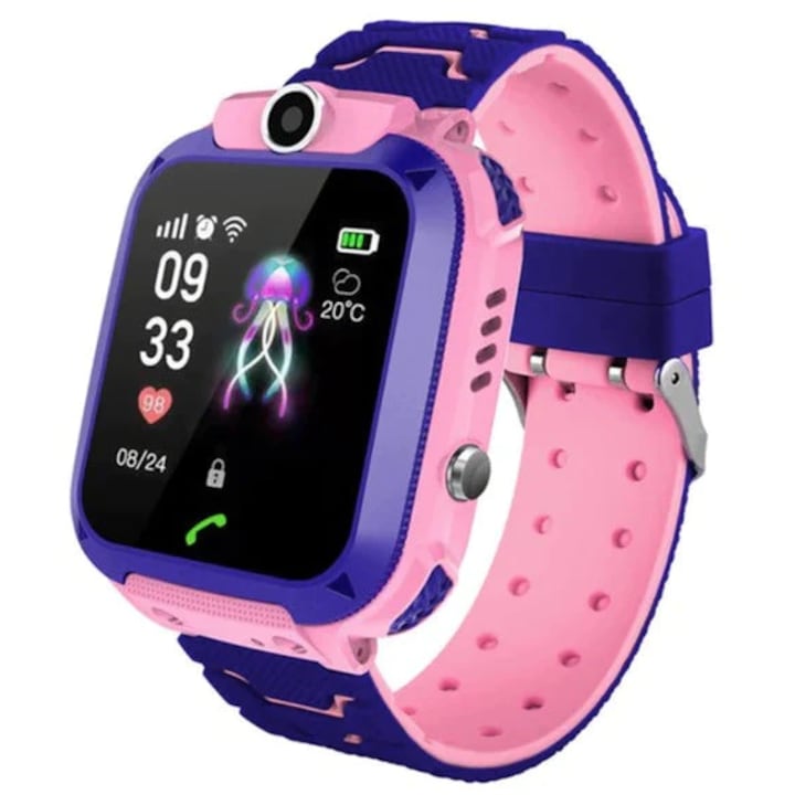 Ceas inteligent smart watch pentru copii cu urmarire GPS si apeluri FETITA