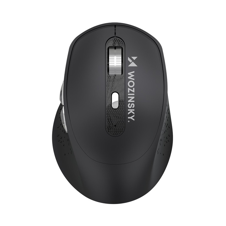 Mouse universal Wozinsky WMGK-1134, Wireless, Ergonomic, 1600 DPI, 6 Butoane, Negru