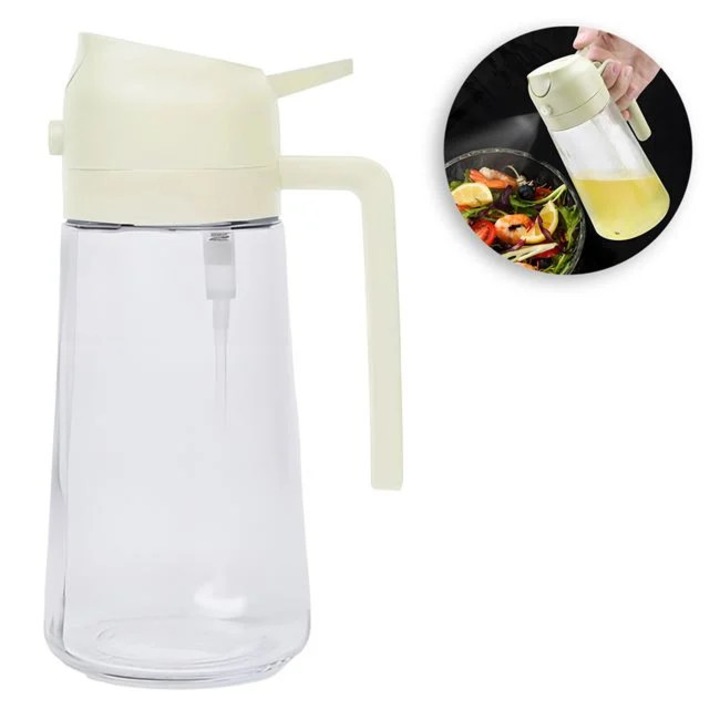 Pulverizator ulei 2 in 1, gura de scurgere si pulverizator, 470 ml