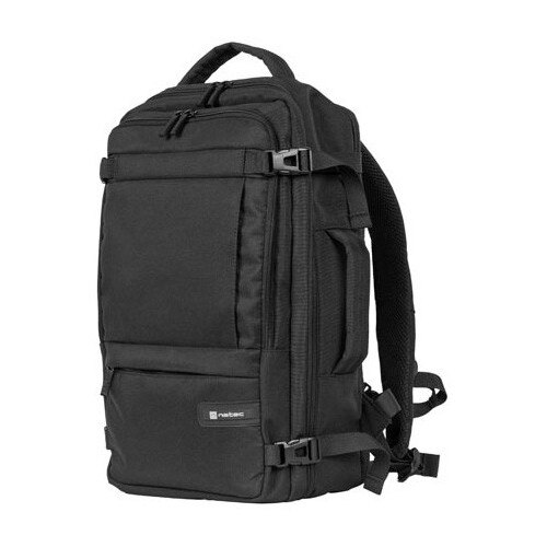 Rucsac laptop NATEC CAMEL LITE, 15.6 inch, capacitate 19L, 3 compartimente, cabin sized, colectia Travel, Negru