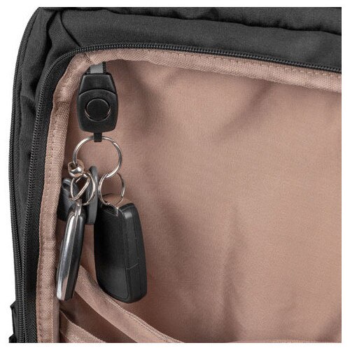 Rucsac laptop NATEC CAMEL LITE, 15.6 inch, capacitate 19L, 3 compartimente, cabin sized, colectia Travel, Negru