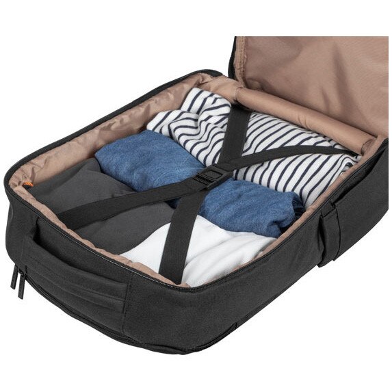 Rucsac laptop NATEC CAMEL LITE, 15.6 inch, capacitate 19L, 3 compartimente, cabin sized, colectia Travel, Negru