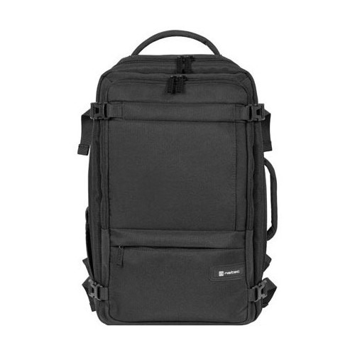 Rucsac laptop NATEC CAMEL LITE, 15.6 inch, capacitate 19L, 3 compartimente, cabin sized, colectia Travel, Negru