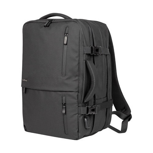 Rucsac laptop NATEC CAMEL PRO, 17.3 inch, 28L, 3 compartimente + 1 extensibil, colectia Travel, Negru