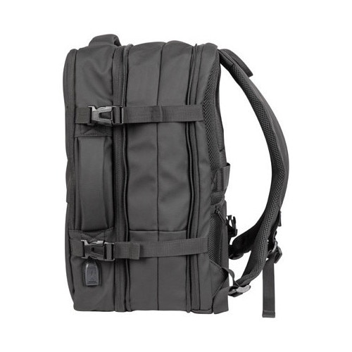 Rucsac laptop NATEC CAMEL PRO, 17.3 inch, 28L, 3 compartimente + 1 extensibil, colectia Travel, Negru