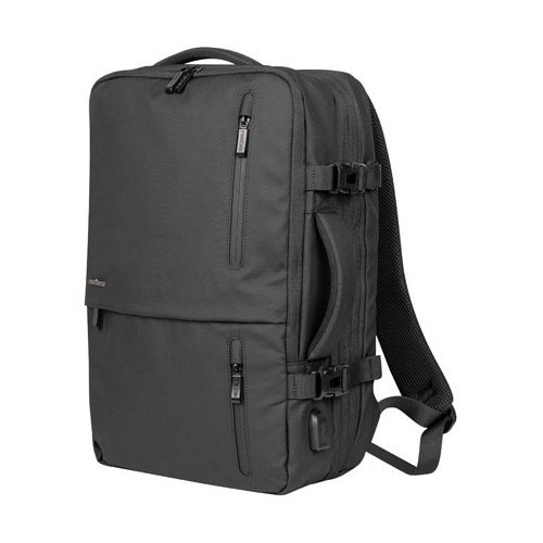 Rucsac laptop NATEC CAMEL PRO, 17.3 inch, 28L, 3 compartimente + 1 extensibil, colectia Travel, Negru