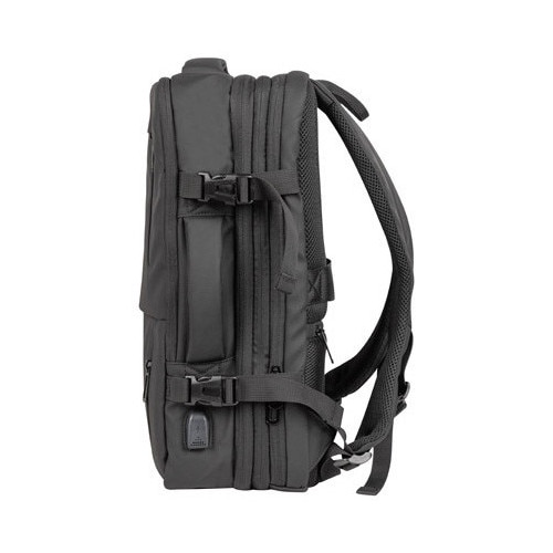 Rucsac laptop NATEC CAMEL PRO, 17.3 inch, 28L, 3 compartimente + 1 extensibil, colectia Travel, Negru