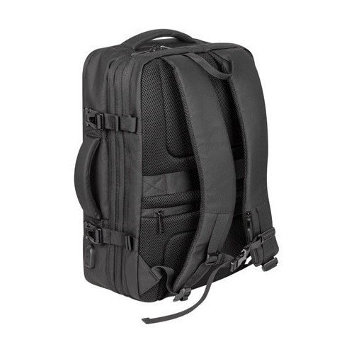 Rucsac laptop NATEC CAMEL PRO, 17.3 inch, 28L, 3 compartimente + 1 extensibil, colectia Travel, Negru