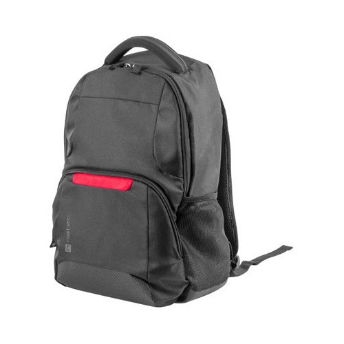 Plecak laptop 15.6" Natec Eland, negru, cu compartiment pentru tableta, set cu etui protector