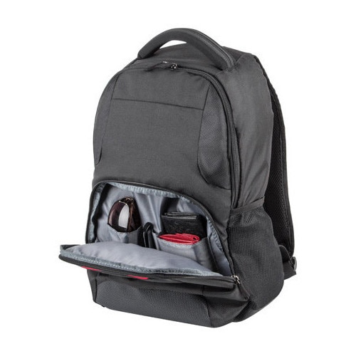 Plecak laptop 15.6" Natec Eland, negru, cu compartiment pentru tableta, set cu etui protector