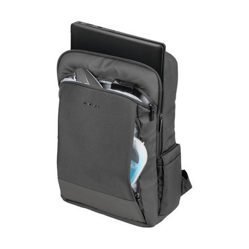 Rucsac laptop NATEC KUDU PLUS, 15.6 inch, capacitate 16L, 2 compartimente, organizator cabluri portabil, colectia Business, Negru