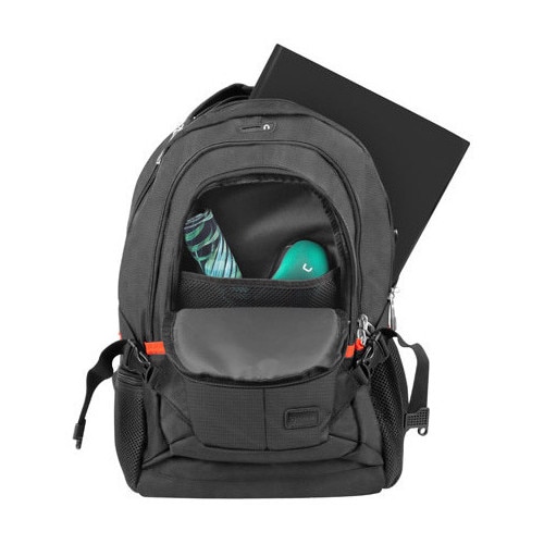 Rucsac laptop NATEC MERINO 15.6 inch, 3 compartimente, Negru