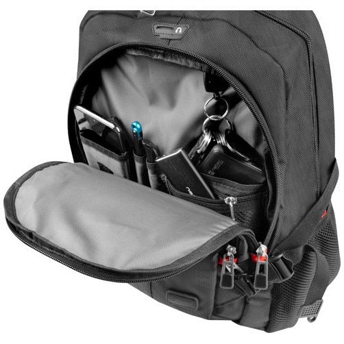 Rucsac laptop NATEC MERINO 15.6 inch, 3 compartimente, Negru