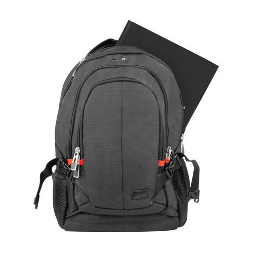 Rucsac laptop NATEC MERINO 15.6 inch, 3 compartimente, Negru