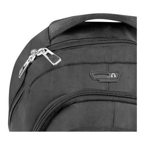 Rucsac laptop NATEC MERINO 15.6 inch, 3 compartimente, Negru
