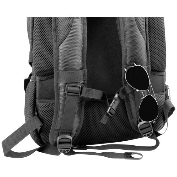 Rucsac laptop NATEC MERINO 15.6 inch, 3 compartimente, Negru