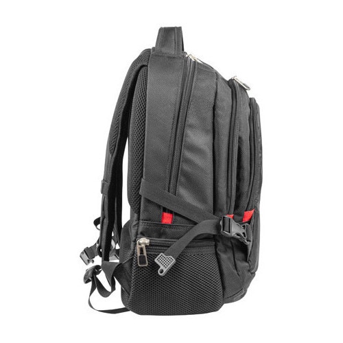 Rucsac laptop NATEC MERINO 15.6 inch, 3 compartimente, Negru