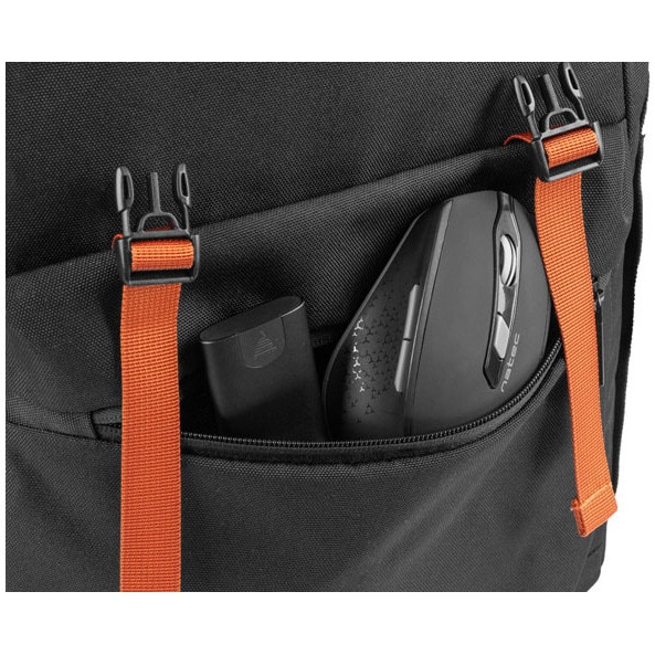 Rucsac laptop NATEC NIALA GINGER, 15.6inch, capacitate 18L, 1 compartiment, colectia Urban, Negru