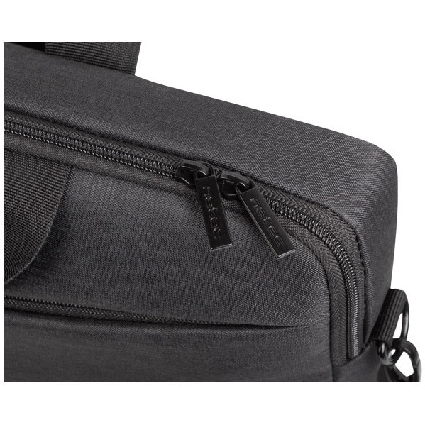 Geanta laptop NATEC BEIRA, 15.6 inch, compartiment captusit, Negru