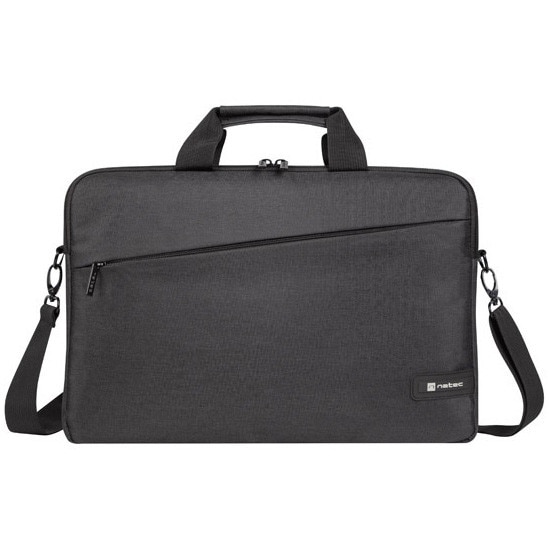 Geanta laptop NATEC BEIRA, 15.6 inch, compartiment captusit, Negru