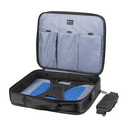 Geanta laptop NATEC BOXER, 15.6 inch, 3 compartimente, sistem anti-shock, Negru