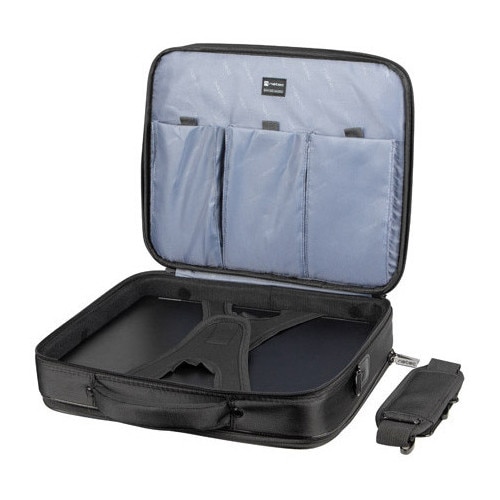 Geanta laptop NATEC BOXER, 15.6 inch, 3 compartimente, sistem anti-shock, Negru