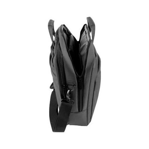 Geanta laptop NATEC GAZELLE, 15.6 inch, 3 compartimente, Gri inchis