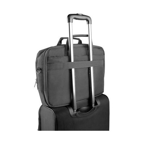 Geanta laptop NATEC GAZELLE, 15.6 inch, 3 compartimente, Gri inchis
