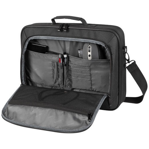 Geanta laptop NATEC BOXER LITE, 15.6 inch, 2 compartimente, sistem anti-shock, Negru