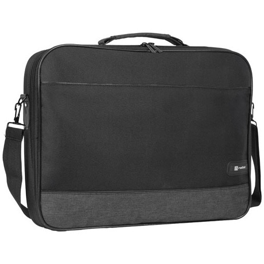 Geanta laptop NATEC IMPALA 2, 17.3 inch, 2 compartimente, sistem anti-shock, colectia Business, Negru