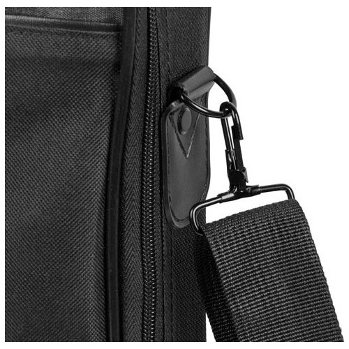 Geanta laptop NATEC IMPALA 2, 15.6 inch, 2 compartimente, sistem anti-shock, colectia Business, Negru, Gri inchis