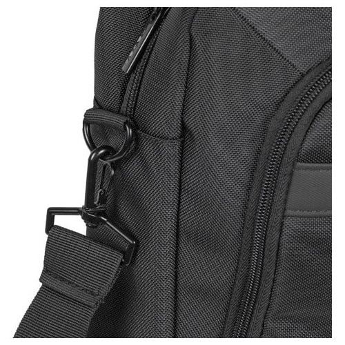 Geanta laptop NATEC KUDU, 15.6 inch, 2 compartimente, sistem anti-shock, colectia Business, Negru