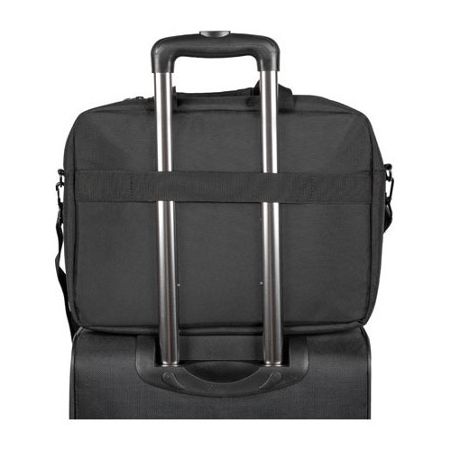 Geanta laptop NATEC KUDU, 15.6 inch, 2 compartimente, sistem anti-shock, colectia Business, Negru