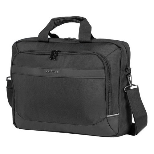 Geanta laptop NATEC KUDU, 15.6 inch, 2 compartimente, sistem anti-shock, colectia Business, Negru