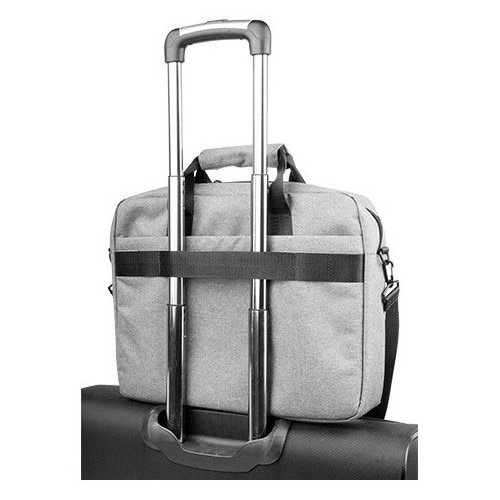 Geanta laptop NATEC MUSTELA 15.6 inch, 3 compartimente, Gri