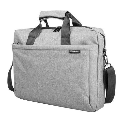 Geanta laptop NATEC MUSTELA 15.6 inch, 3 compartimente, Gri