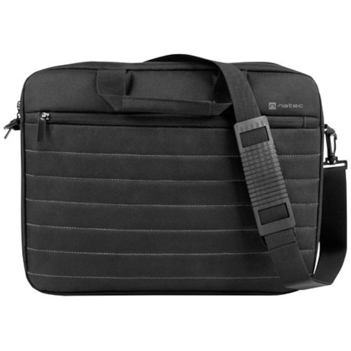 Natec Taruca laptop táska, 15.6 hüvelyk, 1 rekesz, fekete