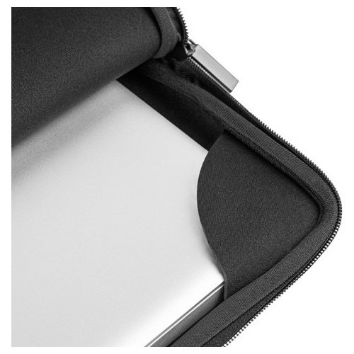 Husa laptop NATEC CORAL, 13.3 inch, design slim, material rezistent, Negru