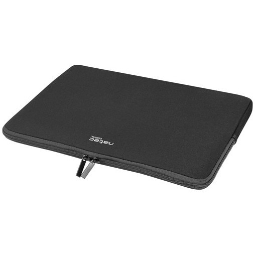 Husa laptop NATEC CORAL, 13.3 inch, design slim, material rezistent, Negru
