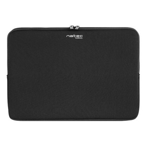 Husa laptop NATEC CORAL, 13.3 inch, design slim, material rezistent, Negru