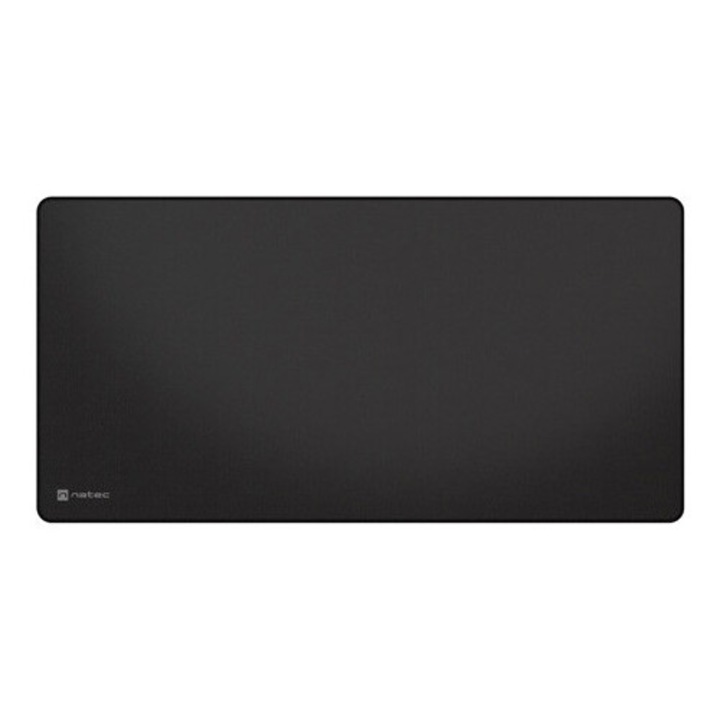 Mousepad NATEC Colors Series, baza cauciuc, suprafata textil, durabil, stabil, usor de curatat, 800X400 mm, Negru